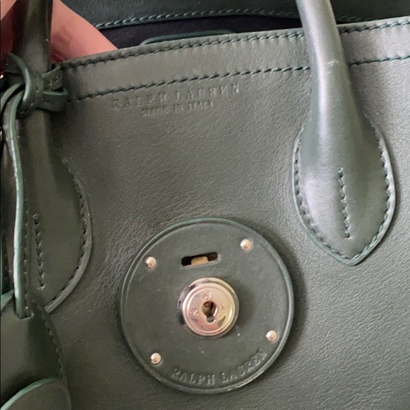 Ralph Lauren soft Ricky small leather tote bag - Picture 2 of 12